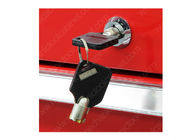 Vorgeschnittene Fach-Zwischenlagen-beweglicher Werkzeug-Speicher, rotes Werkzeugkasten-Spitzen-Kabinett 1045*450*526 Millimeter