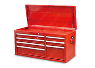 Vorgeschnittene Fach-Zwischenlagen-beweglicher Werkzeug-Speicher, rotes Werkzeugkasten-Spitzen-Kabinett 1045*450*526 Millimeter