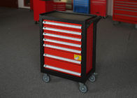27&quot; Metallgaragen-rotes Hochleistungswerkzeug-Kabinett auf Rädern mit 7 Fächern