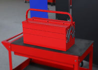 450mm professioneller Roter/Schwarz-tragbarer Werkzeug-Kasten, zum von Werkzeugen mit 5 Behältern zu speichern