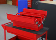 Färben Sie kundengerechtes Metallberufsgaragen-Werkzeugkasten mit 5 Behältern für Speicher-Werkzeuge