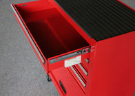 Kleine professionelle bewegliche Garagen-Speicher-Werkzeug-Kabinette 4 Fächer mit Tür