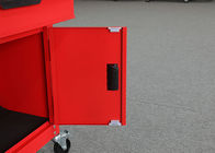 ISO9001 24 Zoll-rote Farbgaragen-Metallwerkzeug-Kabinett + Werkzeug-Kasten kombiniert
