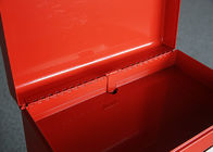 18&quot; roter u. schwarzer Garagen-Werkzeugkasten-Kasten kombiniert auf Rädern mit 3 Fächern