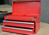 14 Zoll-rotes Minimetallprofessioneller tragbarer Werkzeug-Speicher mit Verschluss/2 Fächer