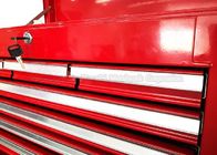 Rote Fächer der Garagen-14 680mm 27 Zoll-Werkzeug-Kabinett kombiniert auf Rädern