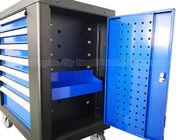 770mm Fach 7 30 Zoll-mittlerer blauer rollender Werkzeug-Kasten-Kabinett-Werkzeugkasten auf Rädern